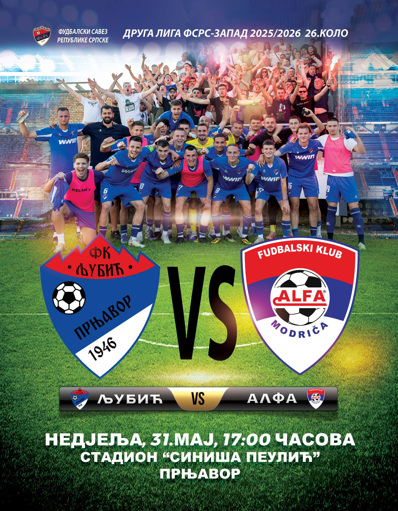 FK Ljubić Prnjavor- FK Alfa Modriča