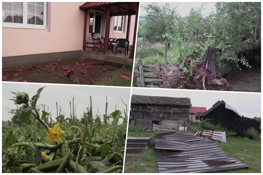 "Ruši se kuća, puca, držimo prozore rukama da ne ispadnu" Olujno nevreme napravilo haos u ovom delu Srbije: "Nikad se tako nisam uplašio, bilo je strašno"