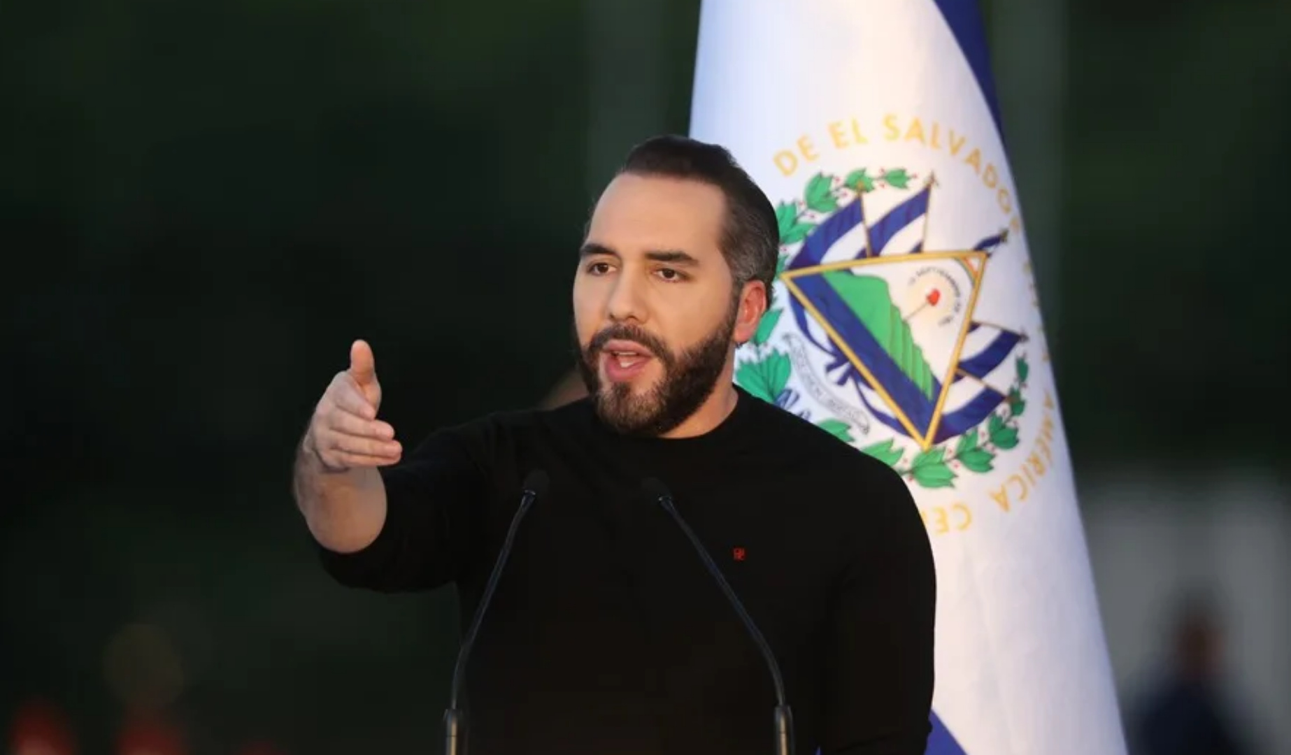 El presidente de El Salvador, Nayib Bukele, en una fotografía de archivo.