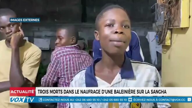 Trois morts dans le naufrage d’une baleinière sur la sangha