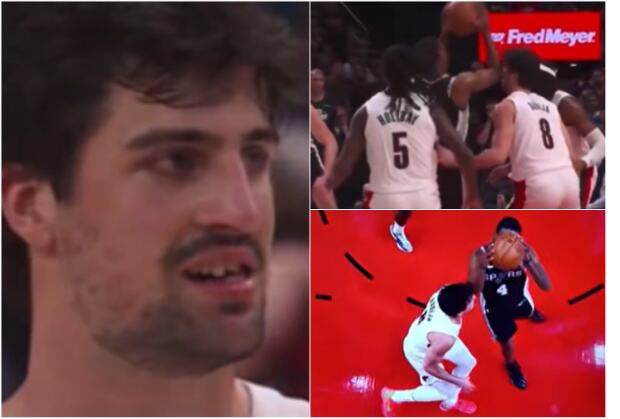 UŽASNA SCENA - SIN ZVEZDINE LEGENDE DOŽIVEO NESVAKIDAŠNJU POVREDU! NBA as dobio lakat, a posledice su zaprepastile navijače (VIDEO)