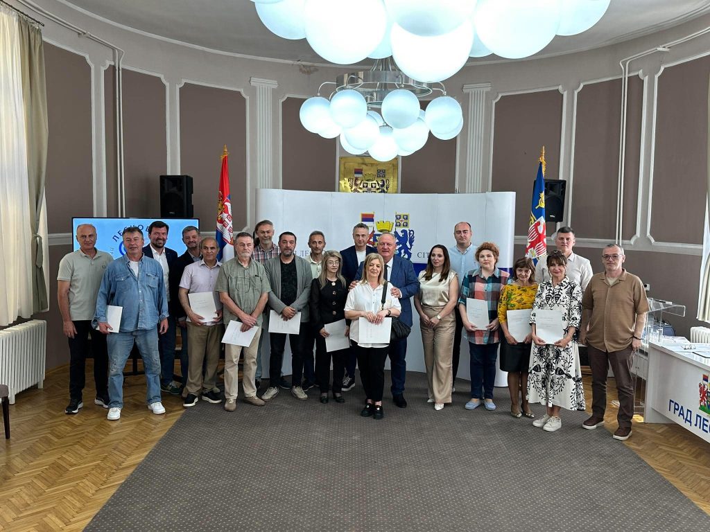 Leskovac uručio 18 ugovora za programe u okviru „Prestonice kulture Srbije 2026“