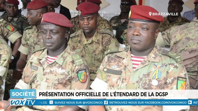 Présentation officielle de l’étendard de la DGSP