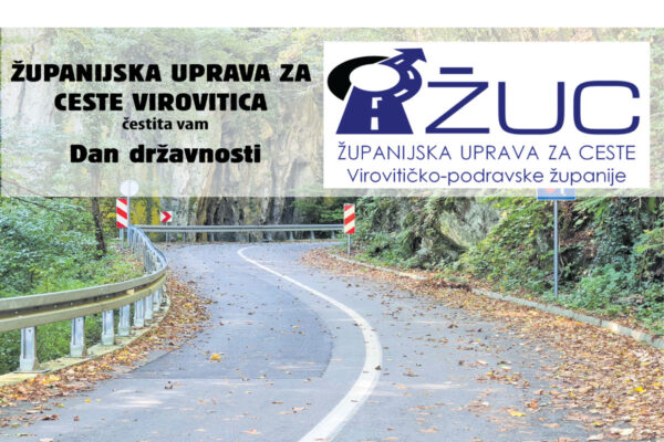 Dan državnosti čestita vam Županijska uprava za ceste