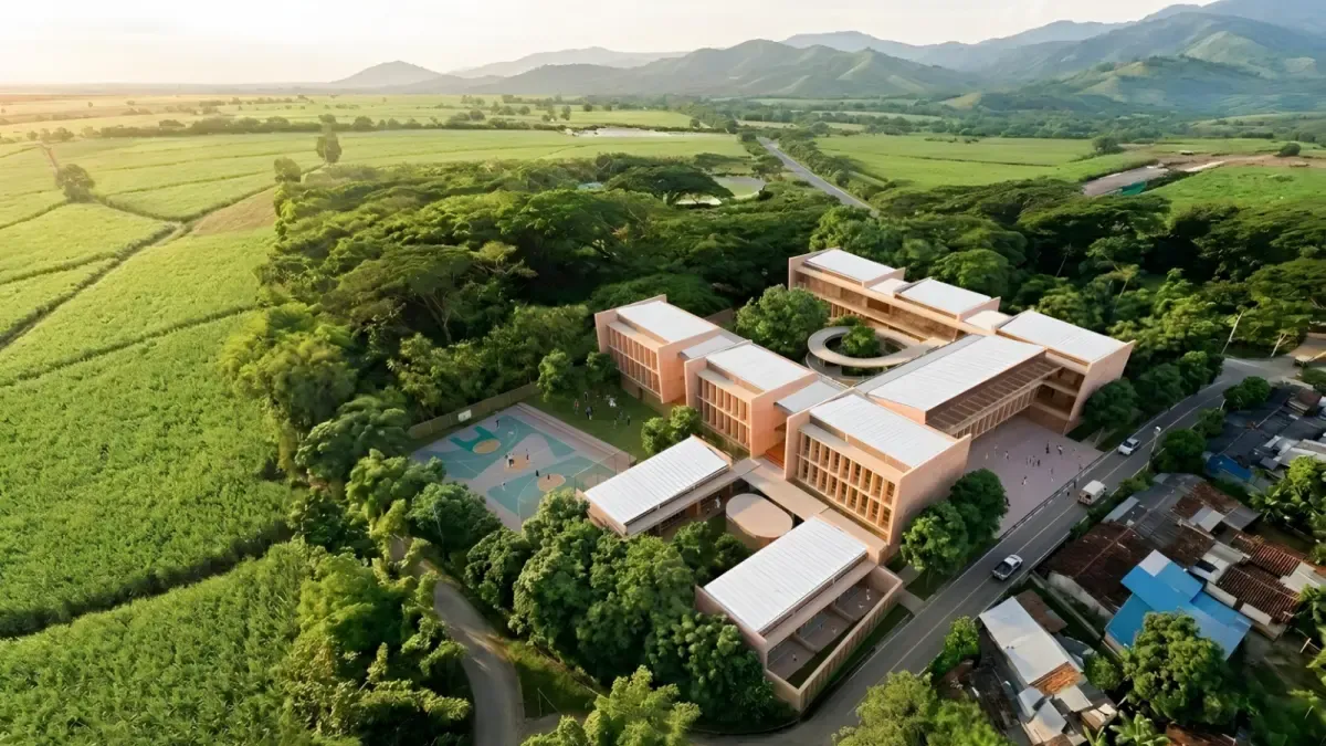 Así será el nuevo colegio en Riofrío de 5.838 m² para 960 estudiantes con una inversión superior a $32.600 millones